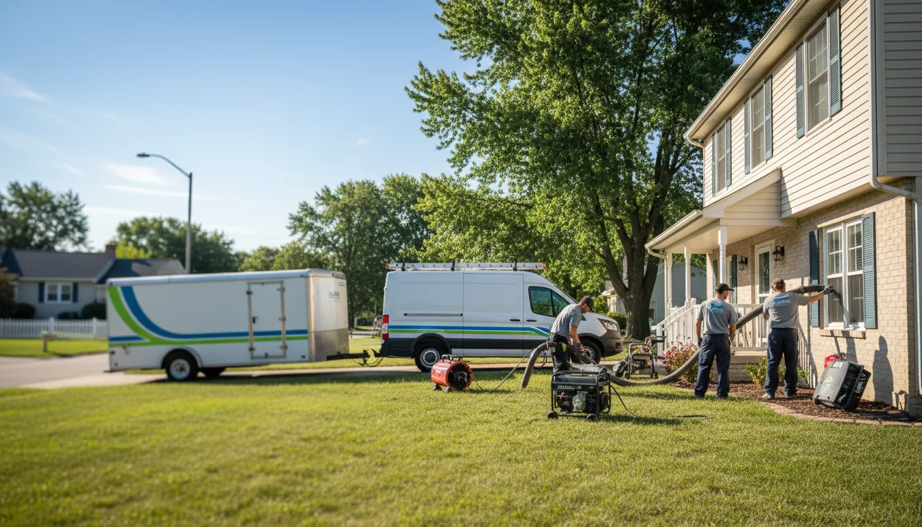 Flooded Basement Restoration And Cleanup With Repair in Florence, IN near me